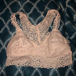 Aerie light pink bralette